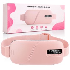 Electric Heating Menstrual Heat Pad Belt Woman Abdomen Period Pain Relief Cramps