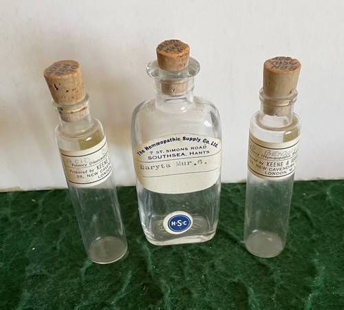 Antique apothecary phials - x,