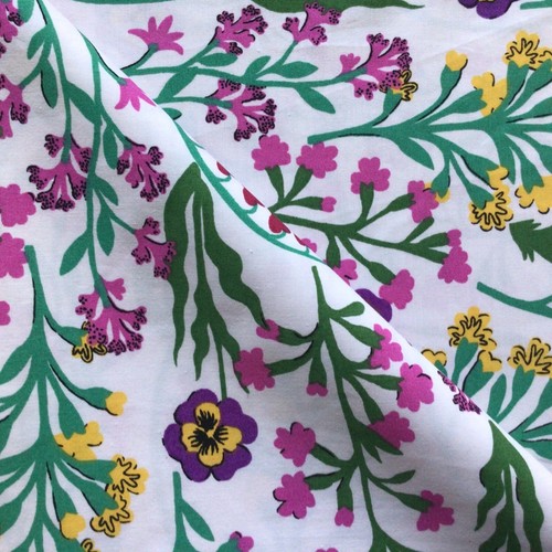 50cm square paper pansies - square,