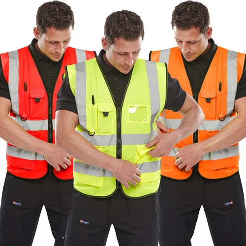 High visibility executive vest - high,