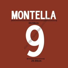 2002 AS Roma Home Name Set –