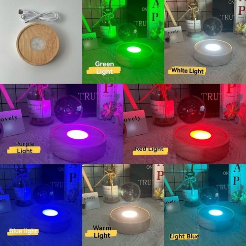 10cm wood light - base, wooden