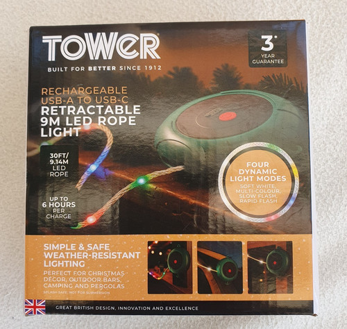 Tower rechargeable usb - usb-a, to