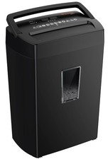 Commercial Paper Shredder 12 Sheet Cross Cut Heavy Duty Industrial Home Office