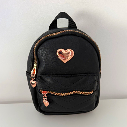 Claire black faux leather - black,