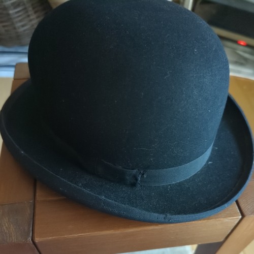 Black bowler hat finest - bowler, hat,