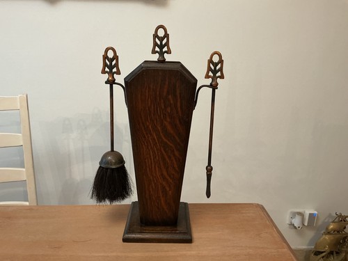 Art deco fireside companion - art,