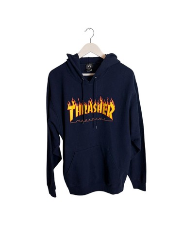 Thrasher unisex navy flame - navy,