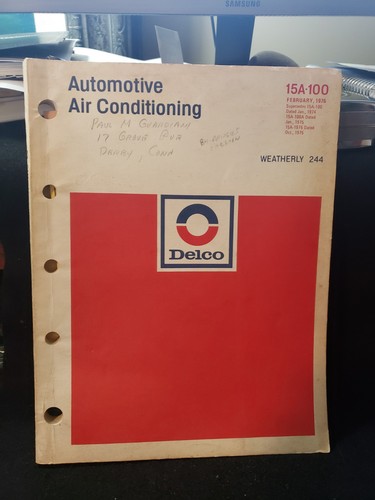 Delco automotive air - automotive,