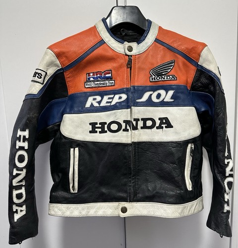 Honda leather biker jacket - honda,