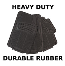 FOR TOYOTA HILUX - HEAVY DUTY RUBBER CAR MATS UNIVERSAL FULL SET OF 4