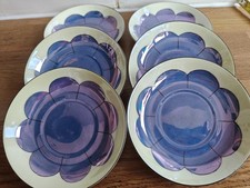 Vintage Phoenix China Czechoslovakia 6x Lustreware Saucers