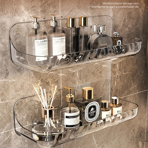 Acrylic bathroom shelf - shelf, no