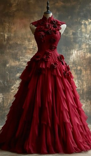 Gothic style ball gown with - ball,