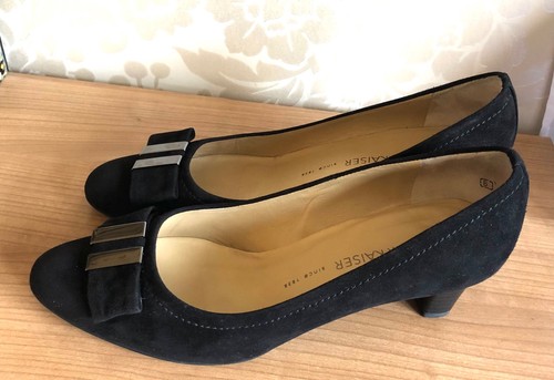 Peter kaiser black suede - peter,