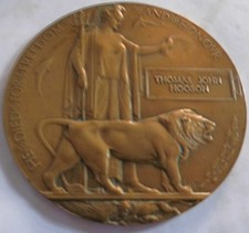 DEATH PLAQUE HOOSON 8th ROYAL