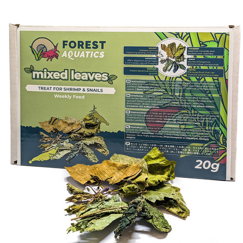 Mixed leaves cherry shrimp - leaves, –