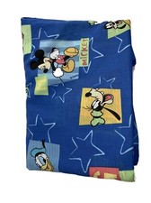 Disney Twin Fitted Sheet Mickey Mouse Goofy Donald Duck Material Fabric Crafts