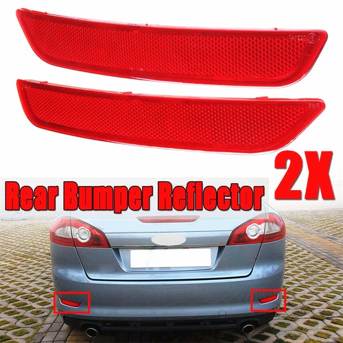 Pair rear bumper reflector - bumper,