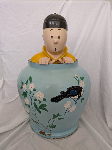 58cm tintin chinese vase - vase, "the