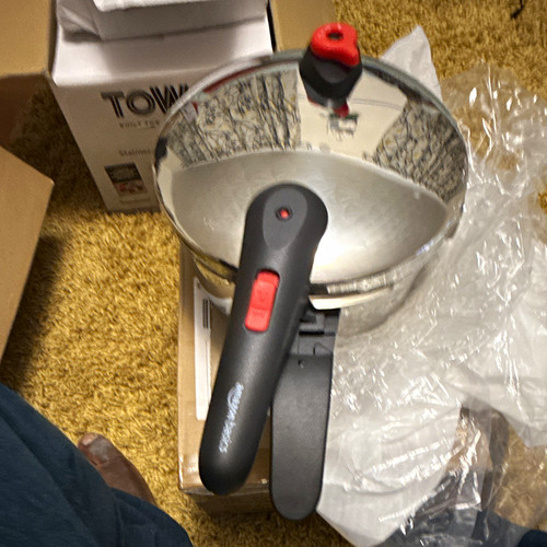 Tower stainless steel stove - steel,