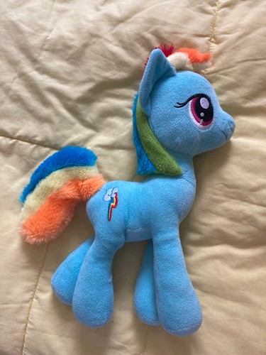 Rainbow dash plush little - rainbow,