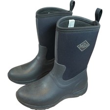 The Original Muck Boot Women’s Black Mid Calf Waterproof Boots UK 6 Neoprene