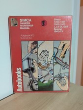 Workshop Manual Simca 1963-73