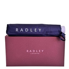 Radley Umbrella Blue Compact Folding Handbag Umbrella Boxed -Radley Responsible