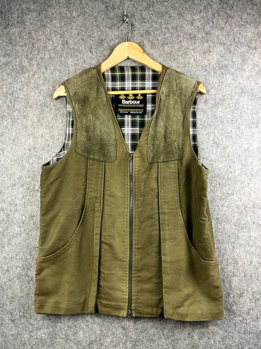 Barbour vest mens medium suede - vest,