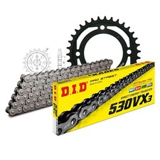 DID Motorcycle Chain Set Steel 530VX3 Endless for Honda