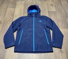 The North Face ' Hyvent Hooded Waterproof ' Jacket - Mens Medium - Navy Blue