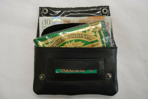 Soft leather tobacco pouch - soft,