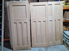 4 X Internal Door Oak Pre-finished 1981 x 762 x 35mm Joblot
