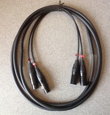 2 Way XLR Loom 3m - Black &