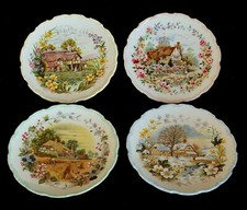 ROYAL ALBERT PIATTI 4 STAGIONI COTTAGE GARDEN  ENGLAND 22cm. CREA IL TUO SET