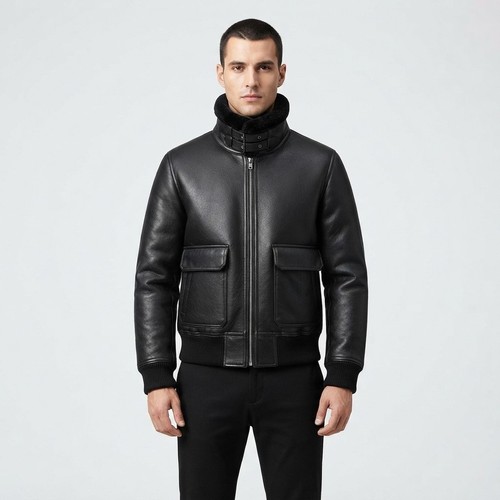 Men vintage flight bomber - men's,