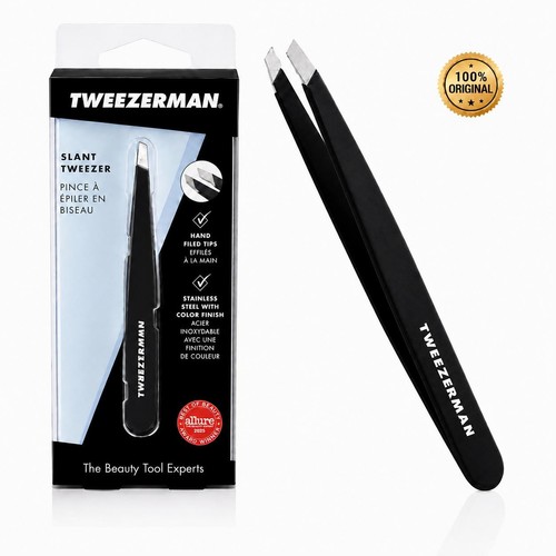 Tweezerman slant tweezer - tweezerman, black