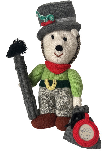 Knitted plush chimney sweep - plush,