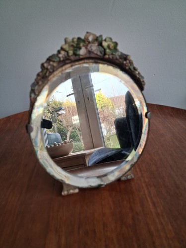 Vintage small barbola mirror - barbola,
