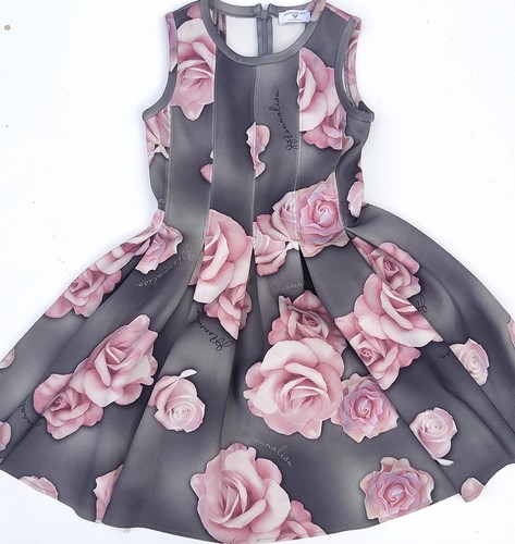 Monnalisa dress with rose - , size