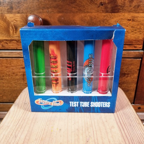 Thorpe park test tube shooters - park,