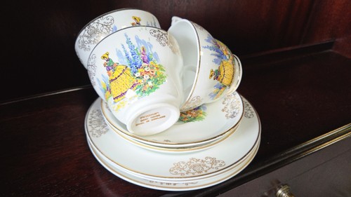 Rare viona crinoline lady - viona, bone