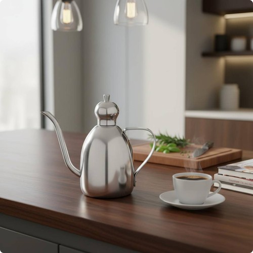 Drum shaped oil pot reflective - pot,