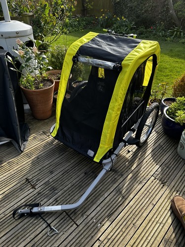 Halfords double bike trailer - double,