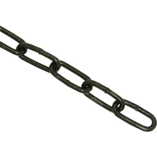 Japanned steel chain black - steel, x
