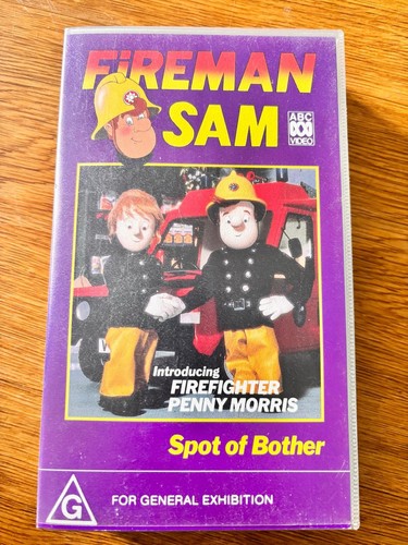 Fireman sam spot bother vhs - of,