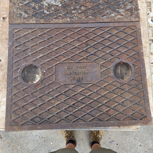 Cast iron manhole cover 660mm - cover,