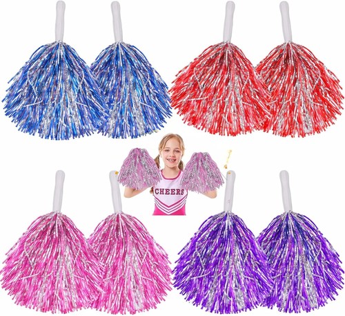 Dual tone metallic cheer - dual, pom