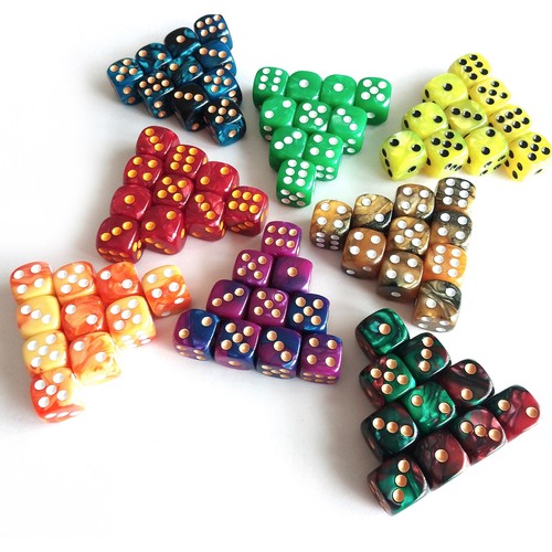 Dice set 10 - d6, polyhedral